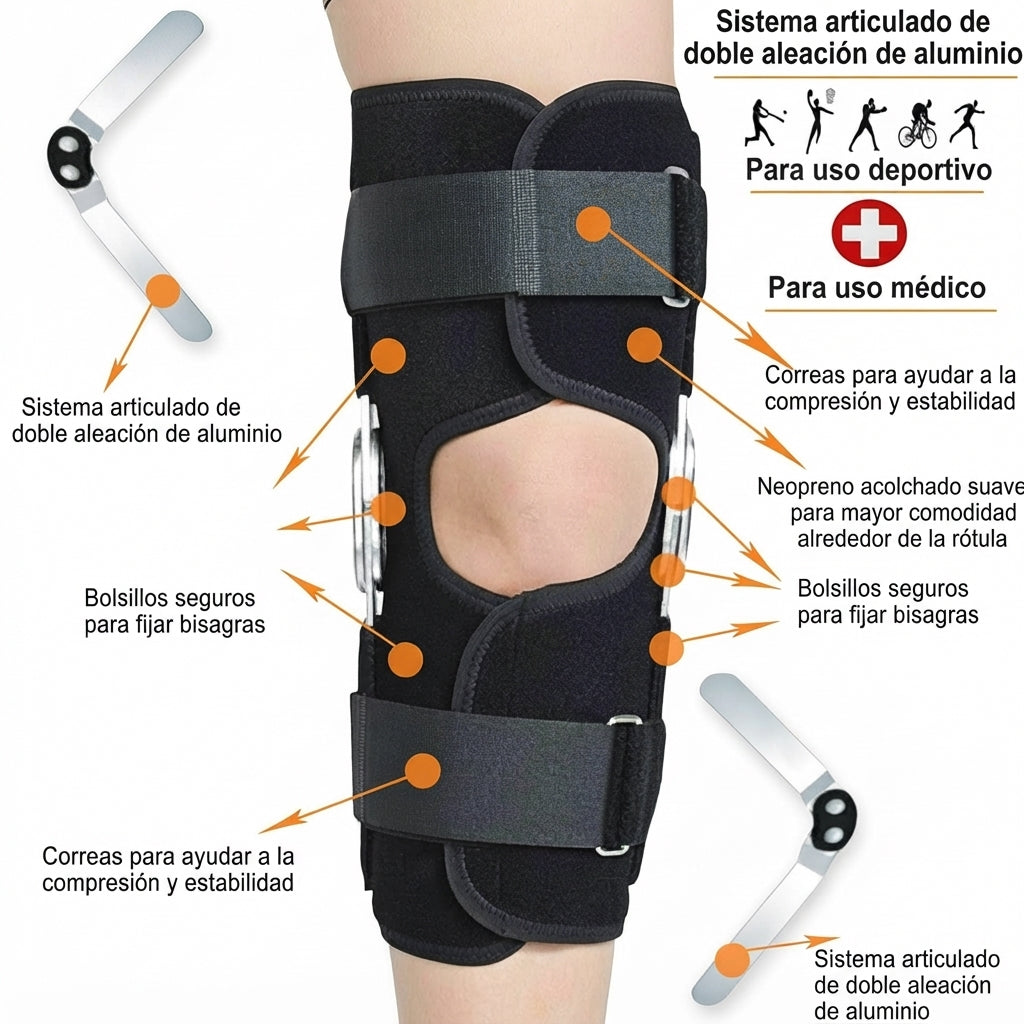 GetKnee™ Rodillera de Compresión Ortopédica.