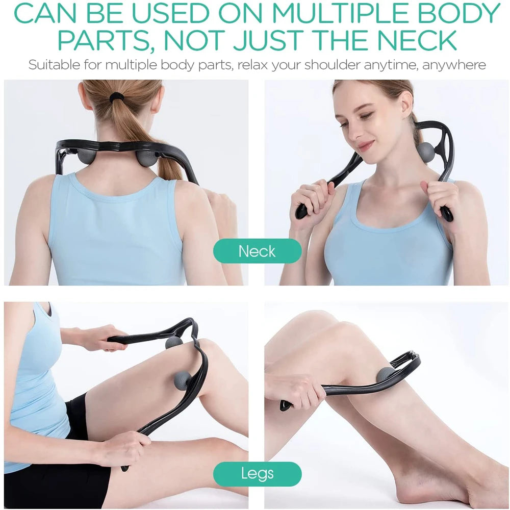 GetRelief™ Masajeador de Cuello de Doble Punto de Presión