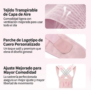 GetPosture™ Soporte de Espalda Avanzado y Corrector de Postura